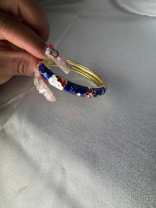 Dark Blue Childrens Hello Kitty Bracelet
