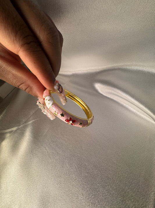 Light Pink + Red Childrens Hello Kitty Bracelet