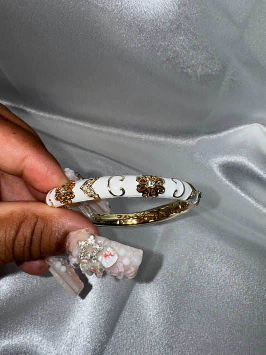 White + Gold Adult Bracelet