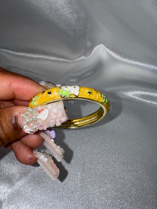 Yellow Toddler Hello Kitty Bracelet
