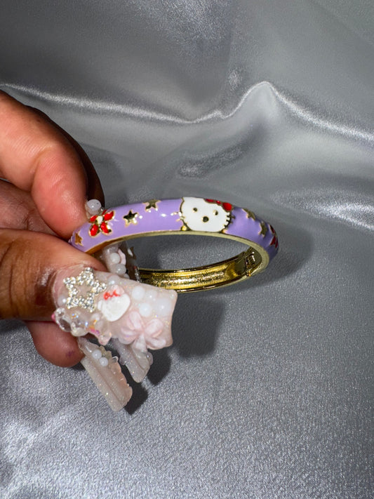 Purple Toddler Hello Kitty Bracelet